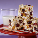 Apricot-Cherry Popcorn Squares